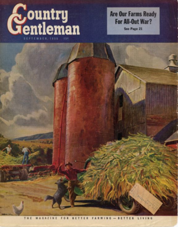 Putting up Silage: Country Gentleman Cover