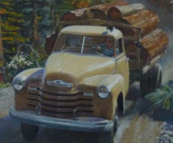 Transporting Felled Timber (detail)